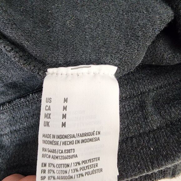 American Eagle Women Jogger Pants Medium Zip Pocket High Rise Drawstring Ankle - Picture 9 of 11